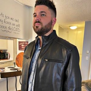 Mens Black Leather Jacket